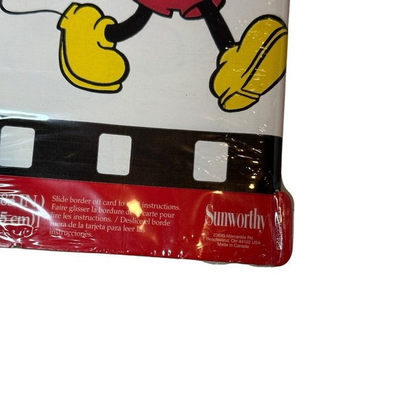NWT Disney's Mickey Mouse Stuff for Kids Film Reel 5 YD Decorative Border sealed - Picture 5 of 10
